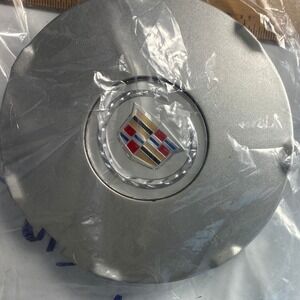 Cadillac OEM Chrome Wheel Center Cap Hub Emblem Crest Silver Used